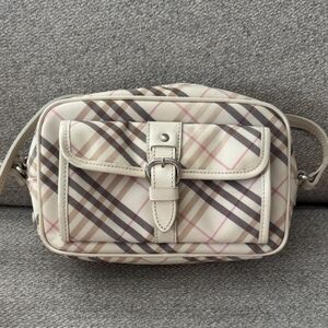 Burberry Blue Label Cream Plaid Crossbody-Vintage